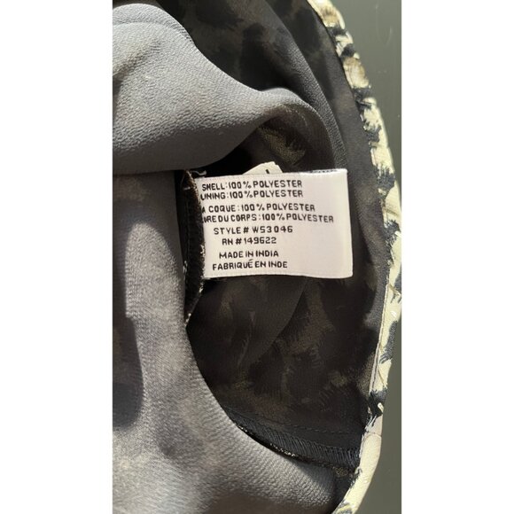 BNWT WALTER BAKER LEOPARD BLONDIE ASYMMETRICAL HEM TOP IN A MARKED SIZE XS - Picture 6 of 6